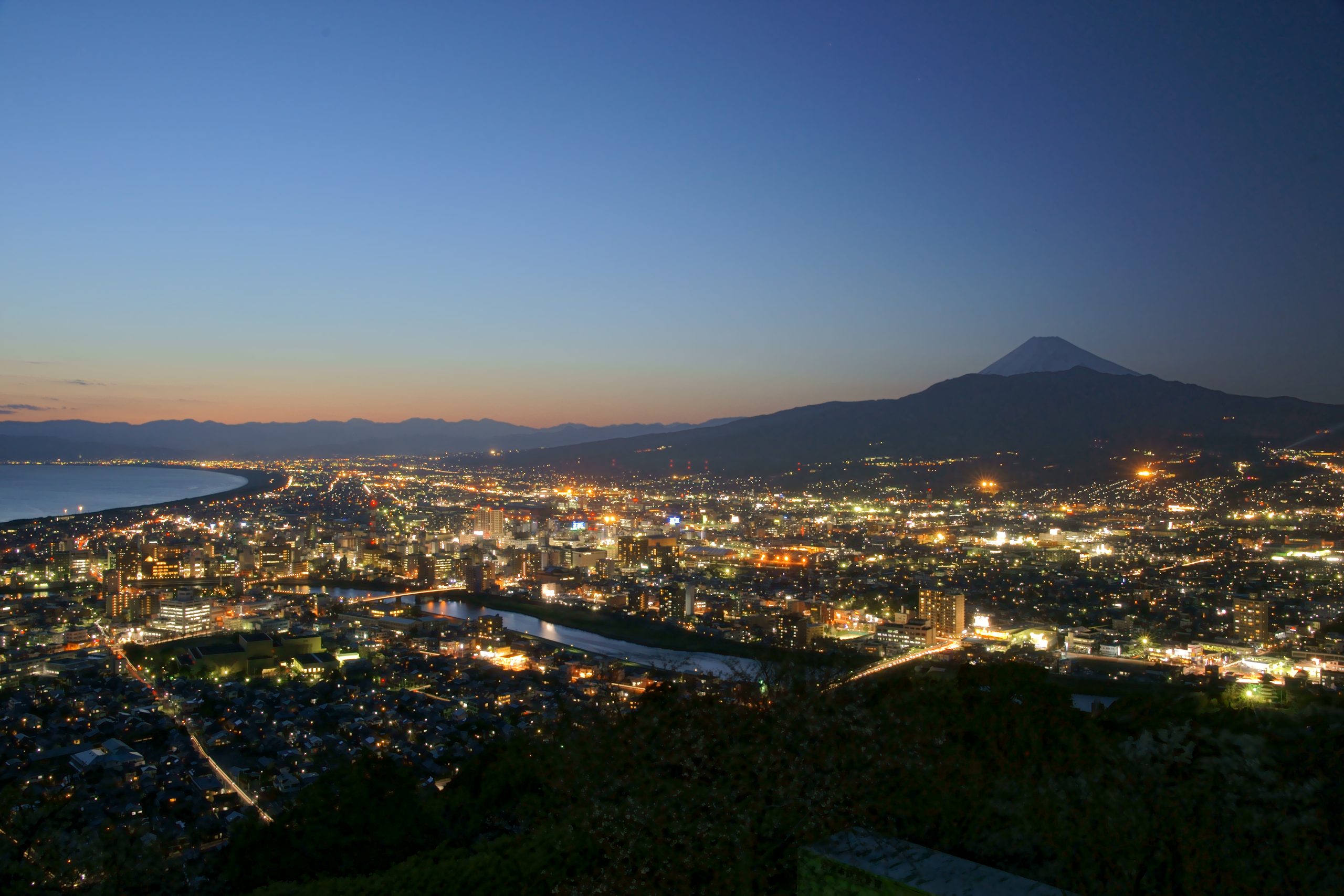 Numazu night view Numazu night view